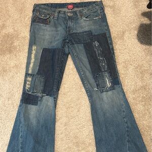 True Religion Men's Denim Patchwork Jeans